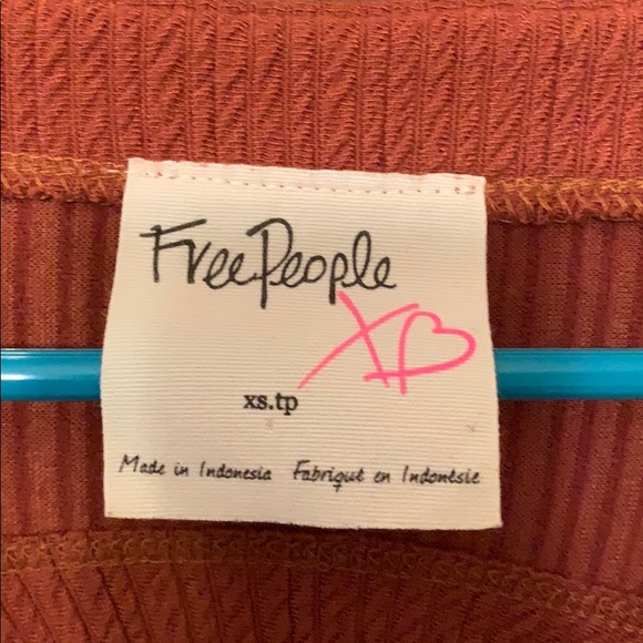 Free People Burnt Orange Sweater Dress - Picture 4 of 7